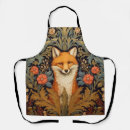 Search for red fox table linens vintage
