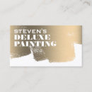 Search for painter business cards Gold