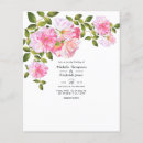 Search for pink rose flyers Watercolor