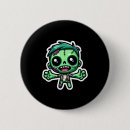 Recherche de monstres mignons badges Halloween