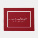 Search for merry and bright doormats Elegant