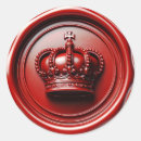 Recherche de reine rouge autocollants Roi