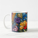 Search for stained glass mugs Flowers