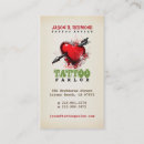 Recherche de tatouage de coeur cartes visite Urbain