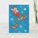 Search for vintage reindeer cards Sleigh