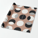 Search for circled wrapping paper Black