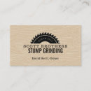 Search for stump grinding business cards Saw