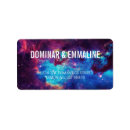 Search for blue and purple return address labels Galaxy