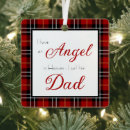 Search for dad in heaven ornaments Keepsake