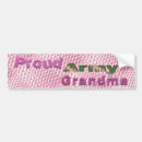 Search for grandma bumper stickers Military