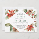 Recherche de poinsettia wedding invitations Aquarelle