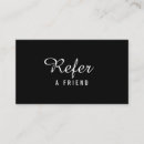 Search for salon referral cards Beautician