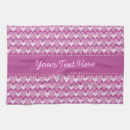 Search for pink heart tea towels Girly