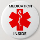 Recherche de médicament badges Alerte médicale