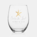 Search for beach wedding glasses Starfish