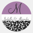 Search for purple damask stickers Bride