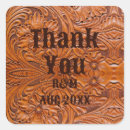 Search for cowboy wedding stickers Thank you