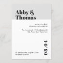 Recherche de noir gris invitations Contemporain