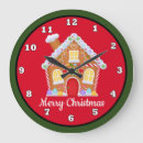 Search for christmas gingerbread clocks House