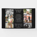 Search for anniversary banners Photo collage