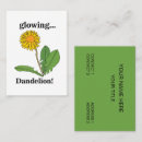 Search for dandelion business cards Makeup artist
