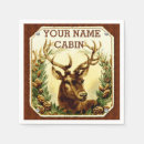 Search for deer napkins Rustic