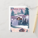 Search for ski mountain postcards Watercolor