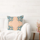 Search for teal and peach pillows Vintage