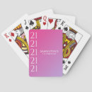 Search for party favors playing cards Contemporary