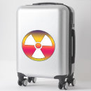 Search for radiation hazard stickers Danger
