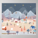 Search for vintage winter scene posters Travel