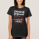 Search for firefighter girlfriend tshirts Flag