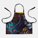 Search for muertos aprons Halloween