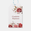 Search for flower bouquet gift tags Red