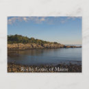 Recherche de côte rocheuse cartes postales Coucher de soleil