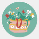 Search for basket of flowers stickers Pink