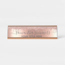 Search for glitter name plates Rose gold