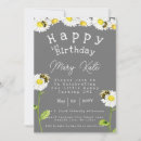 Search for bumblebee birthday invitations Daisy