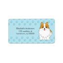 Search for dog paw prints return address labels Pets