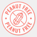 Search for nut warning stickers Peanut allergy warning