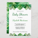 Search for rainforest baby shower invitations Tropical