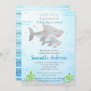 Search for shark baby boy shower invitations Sea