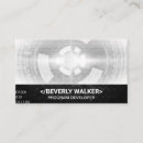 Search for techy business cards Programmer
