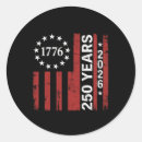 Search for vintage independence day stickers America