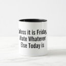 Search for funny friday mugs Weekend