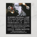 Recherche de football flyers Joueur de football
