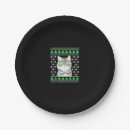 Search for black christmas plates Kitten