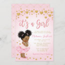 Search for african american baby shower invitations Gold