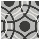 Search for black white modern circle fabric Geometric