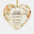 Search for fall wedding ornaments Our first christmas